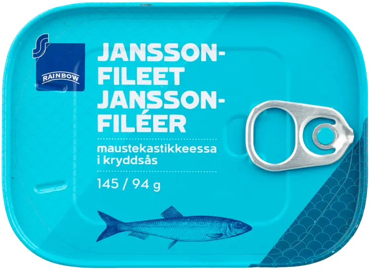 Rainbow janssonfileet 145/94 g