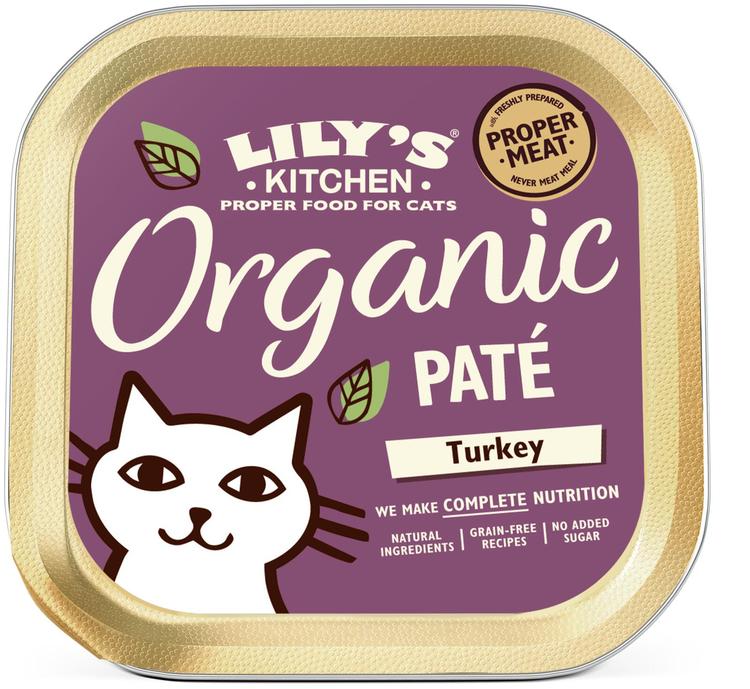 Lily's Kitchen 85g Organic Paté kalkkunaa luomukissanruoka