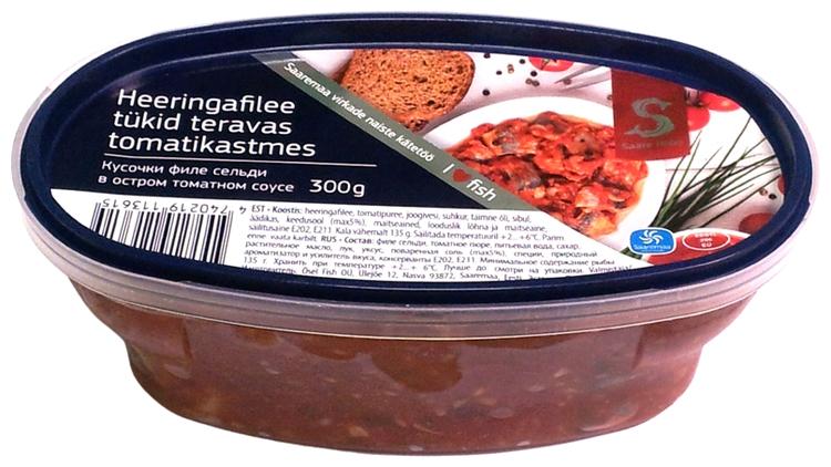 Heeringafilee tükid teravas tomatikastmes 300 g