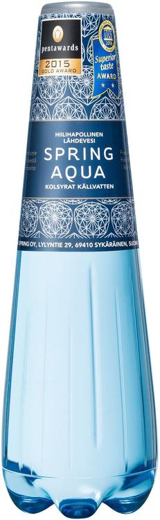 SPRING AQUA Premium 0,33l hiilihapotettu lähdevesi