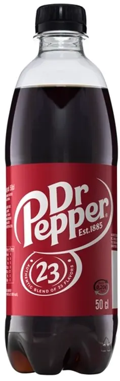 Dr Pepper Original virvoitusjuoma muovipullo 0,5 L