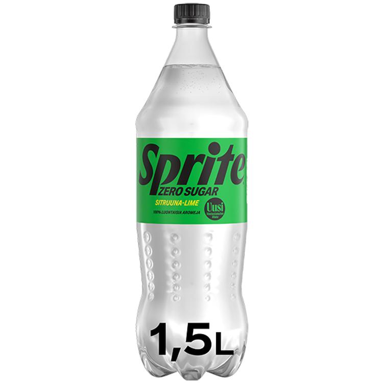 Sprite Zero Sugar Sitruuna-Lime virvoitusjuoma muovipullo 1,5 L