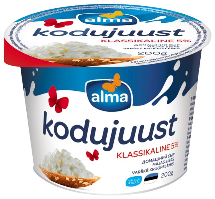 Klassikaline kodujuust 5%, 200 g