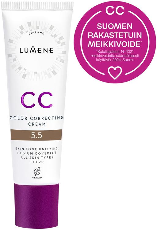 Lumene CC Color Correcting Meikkivoide SK20 5.5 30 ml