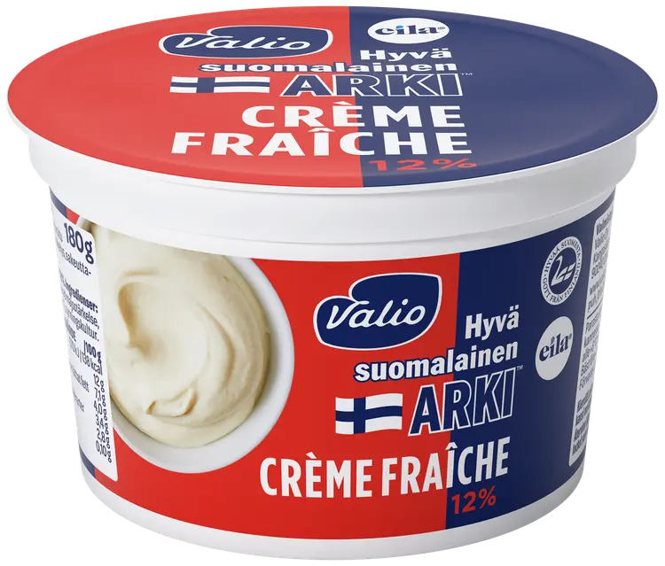 Valio Hyvä suomalainen Arki® crème fraîche 12 % 180 g laktoositon