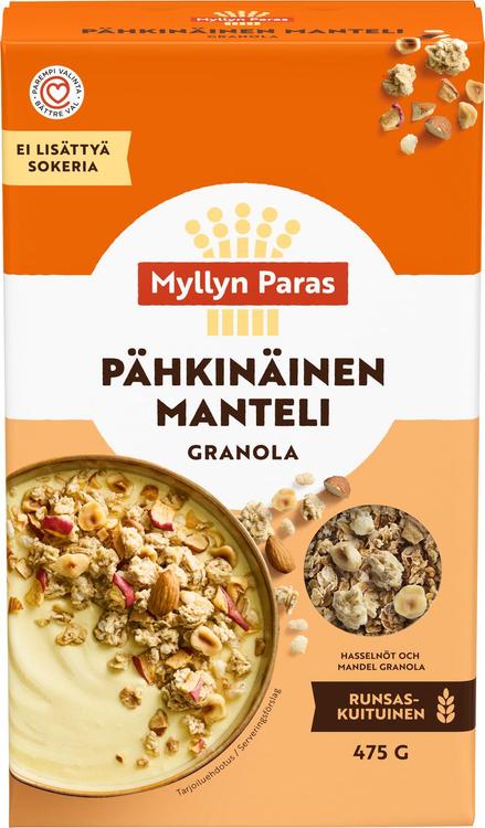 Myllyn Paras granola pähklite ja mandlitega 475g