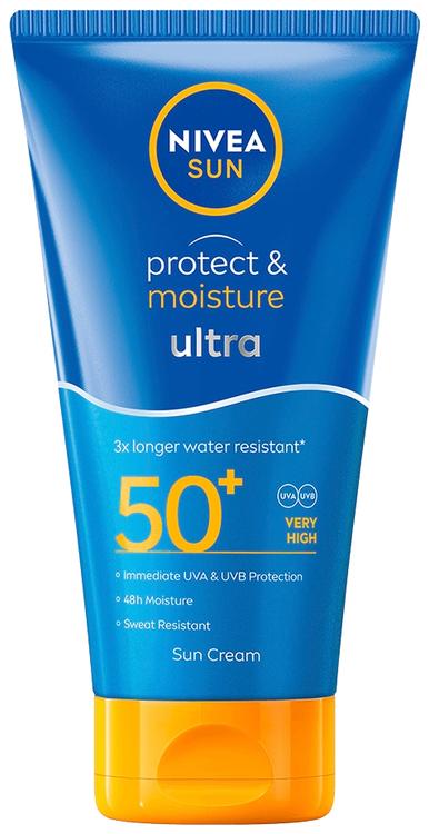 NIVEA SUN 150ml Protect & Moisture Ultra Sun Lotion SK50+ -aurinkosuojavoide