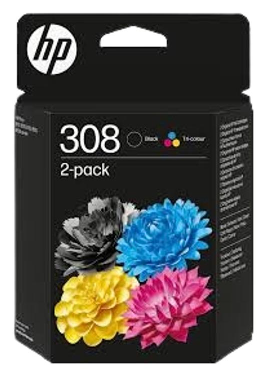HP mustepatruuna 308 neliväri combo