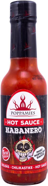 Poppamies Hot Sauce Habanero chilikastike 150ml