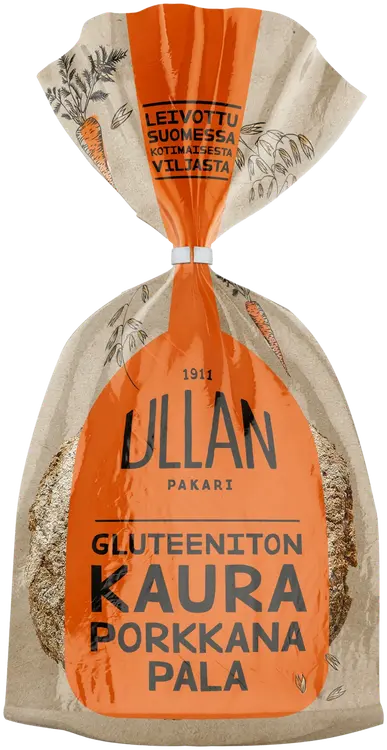 Ullan Pakari Gluteeniton Kauraporkkanapala 270g