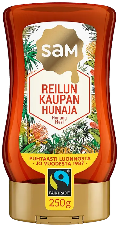 Hunajainen SAM Reilun Kaupan Hunaja 250g