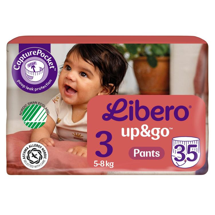 LIBERO Up&Go housuvaippa koko 3, 35kpl, 5-8 kg