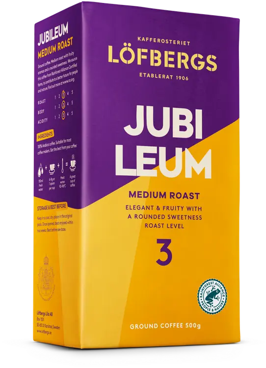 Löfbergs Jubileum Suodatinkahvi 500g Rainforest alliance