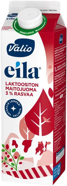 Valio Eila® 3 % maitojuoma 1 l laktoositon