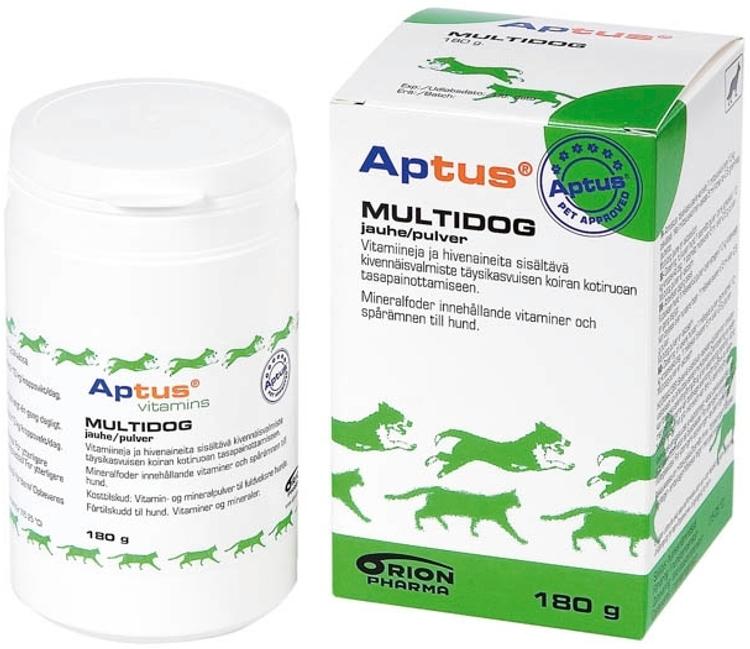 Aptus Multidog vitamiinilisäjauhe koirille 180 g