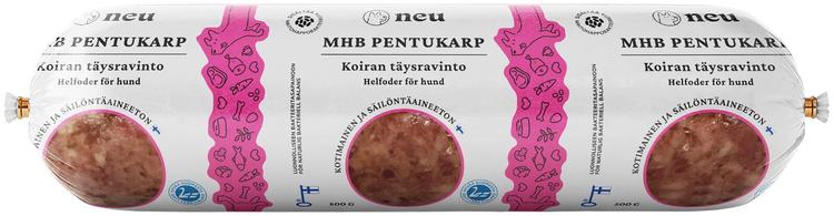 NEUfrau Oy MHB Pentukarp koiran täysravinto pakaste 500g