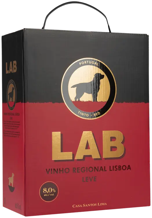 LAB Vinho Regional Lisboa Leve punaviini 8,0 til-% 2L BIB