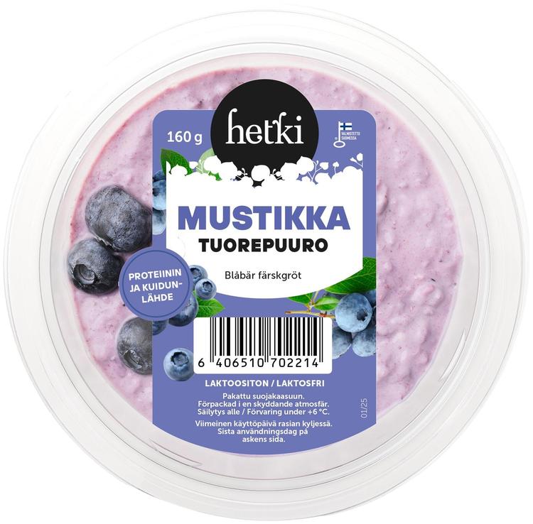 Fresh Hetki Mustikka tuorepuuro 160g