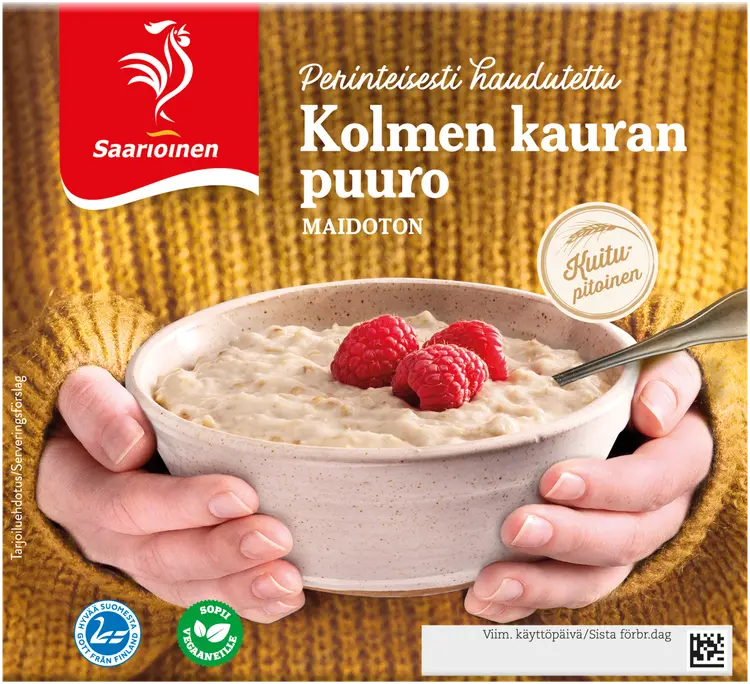 Saarioinen Kolmen kauran puuro 270g