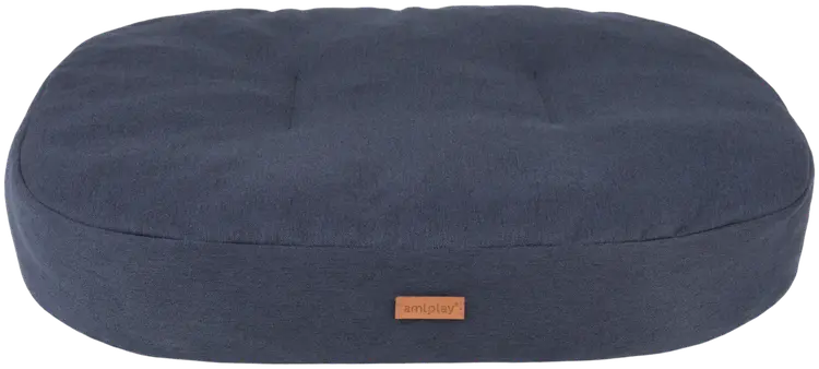 amiplay koiran patja ovaali musta M 61x52x9cm