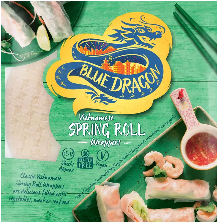 Blue Dragon Spring roll wrapper riisipaperi kevätkääryleille 134g