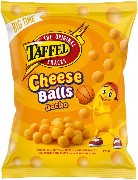 Taffel Cheese Balls nacho maustettu juustosnacks 190g