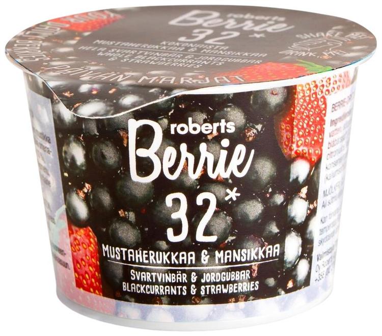 Roberts Berrie mustaherukka-mansikka 100 ml
