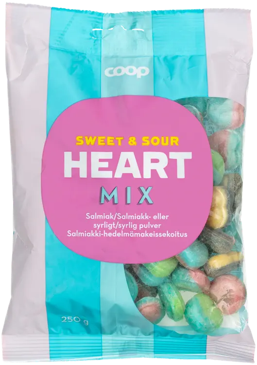 Coop Heart Mix makeissekoitus 250 g