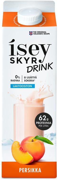 Isey Skyr virsikumaitseline laktoosivaba piimajook, 1 l