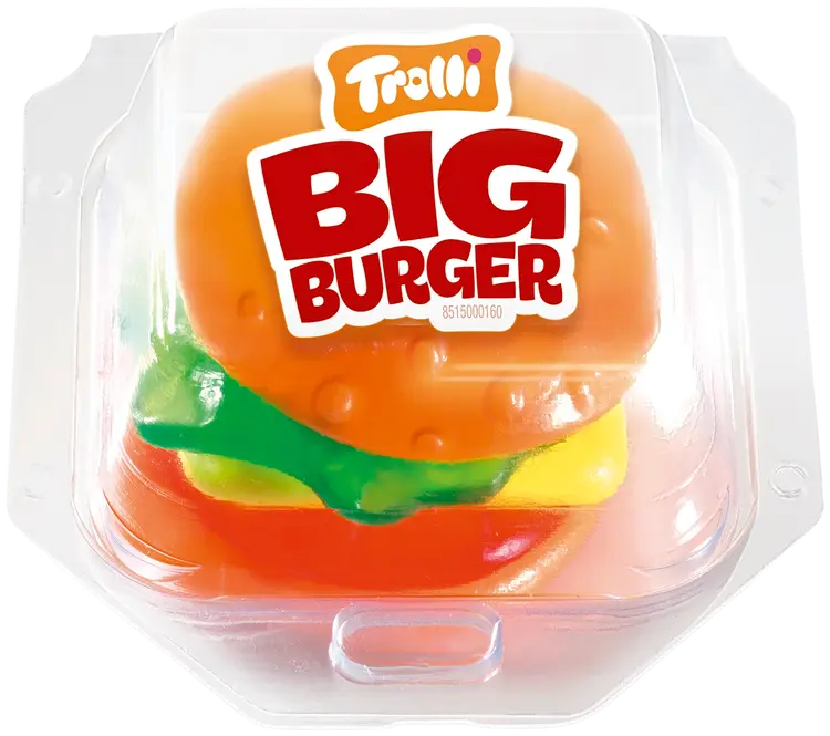 Trolli Mega Burger 50g hampurilaiskarkki