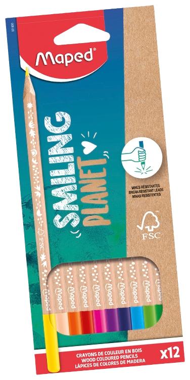 Värvipliiats maped smiling planet fsc 12