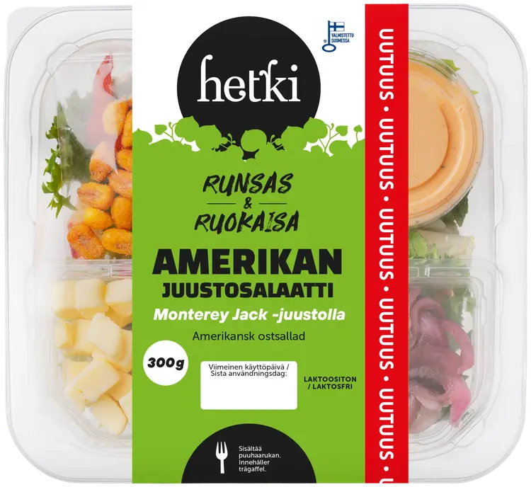 Fresh Hetki Ruokaisa Amerikan juustosalaatti 300g