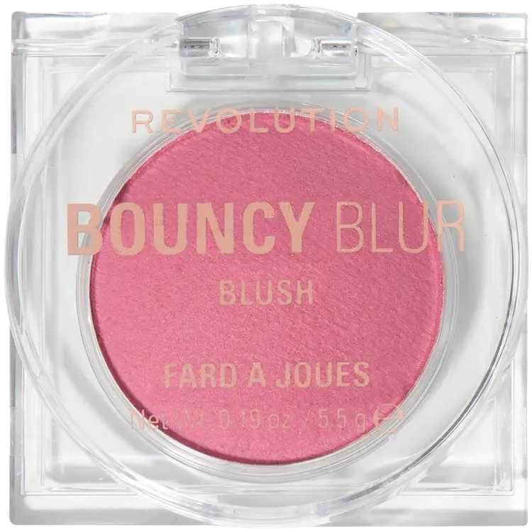 Revolution bouncy blur blush cheek+lip poski ja huulimeikkivoide 5,5g blurry rose