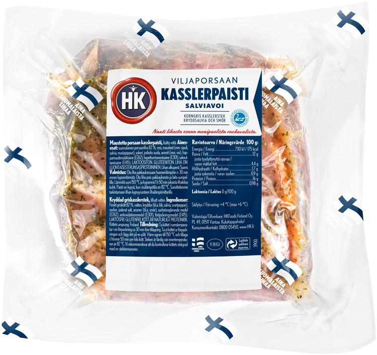 HK Viljaporsaan kasslerpaisti n1kg Salviavoi