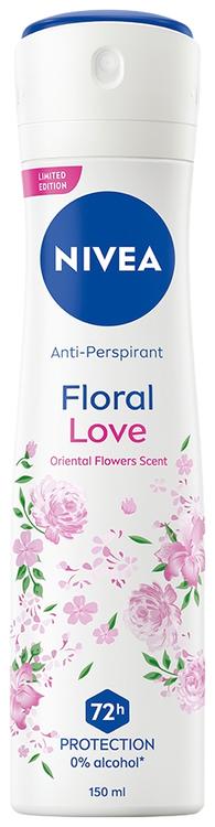 NIVEA 150ml Floral Love Deo Spray -antiperspirantti