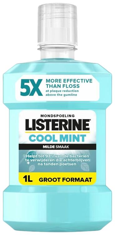 Listerine Cool Mint Milder Taste suuvesi, 1000 ml