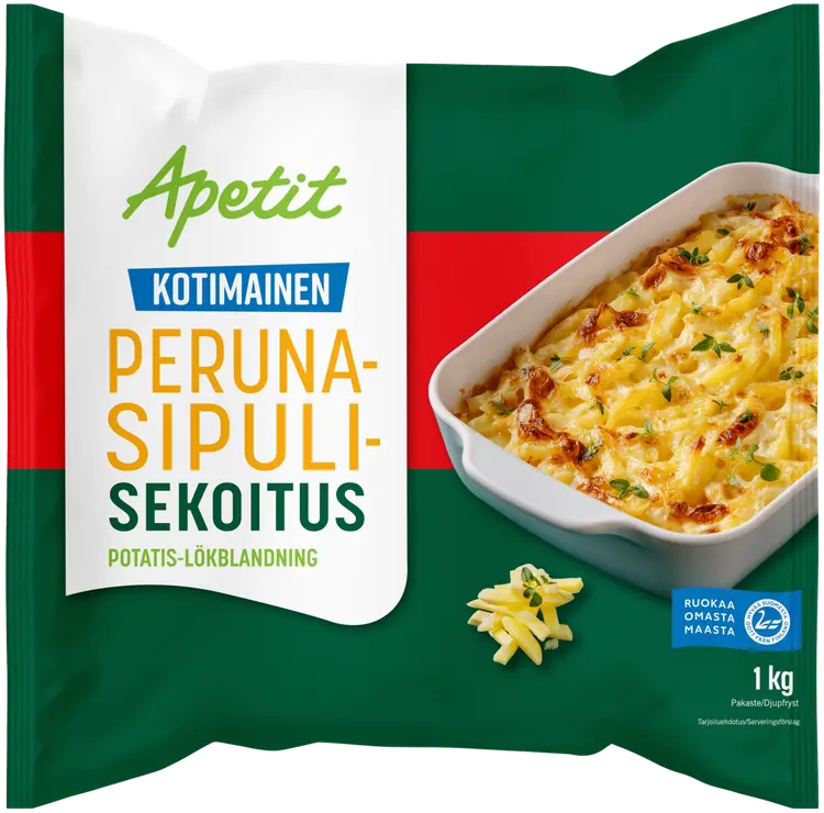 Apetit Kotimainen Peruna-sipulisekoitus pakaste 1kg