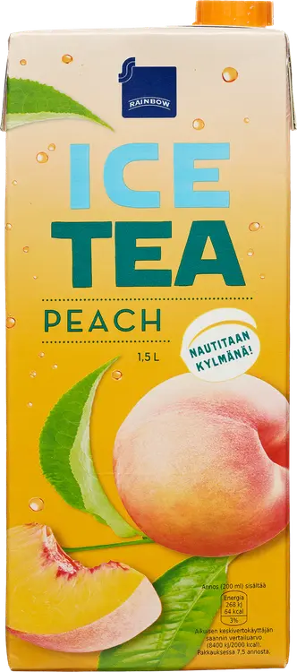 Rainbow Ice Tea peach persikkajäätee 1,5l