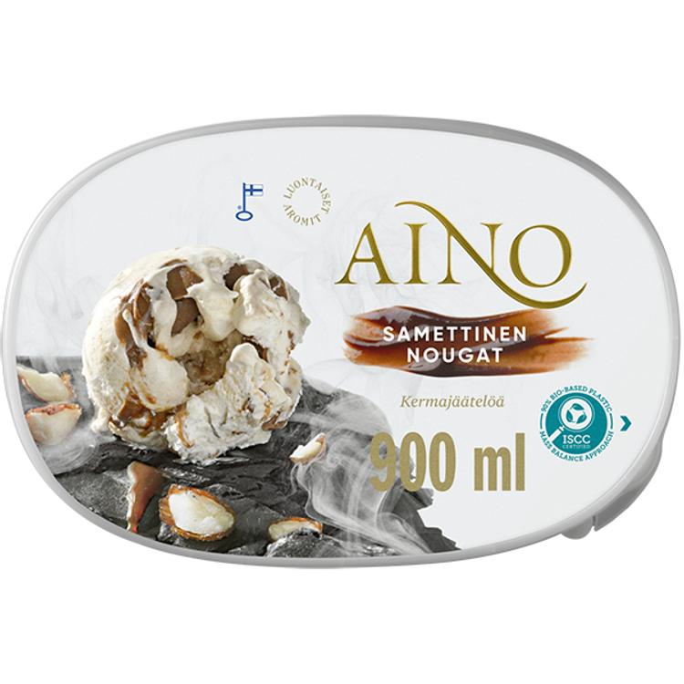 Aino Samettinen Nougat kermajäätelö kotipakkaus  508g/900ml