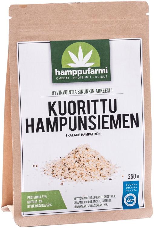 HamppuFarmi Kuorittu hampunsiemen 250g