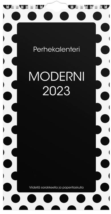 Burde vuosikalenteri 2023 Perhekalenteri Moderni, paperitaskulla, FSC Mix