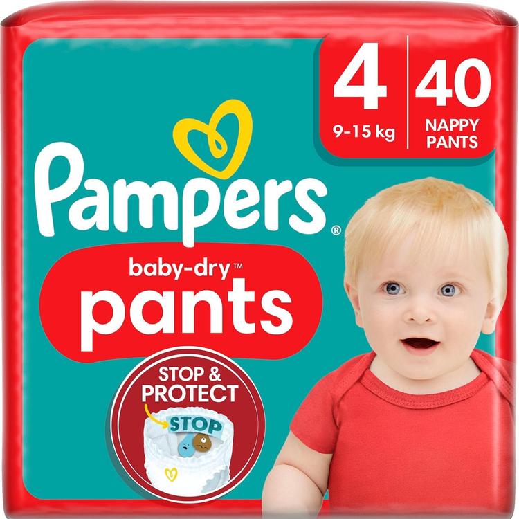 Pampers Baby Dry Pants S4 9-15kg 40kpl housuvaippa