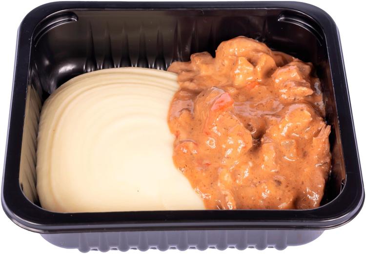 Perunamuusi ja Naudanpaisti Stroganoff