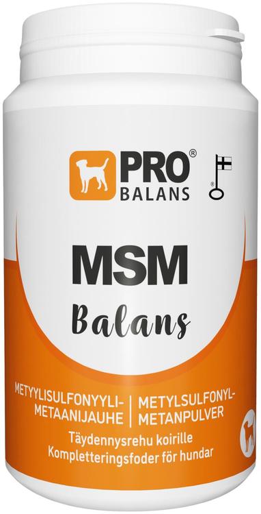 Probalans MSM-balans MSM-jauhe koirille 200 g