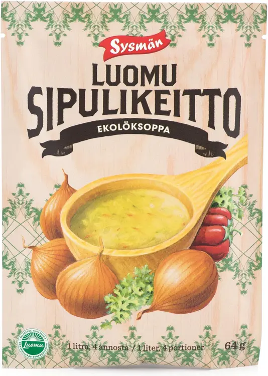 Sysmän Luomusipulikeitto 64g