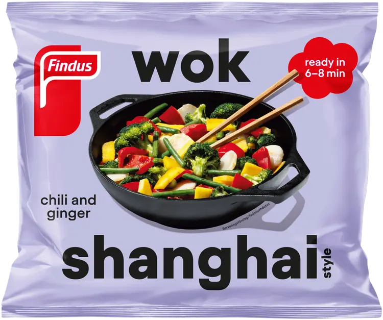 Findus Wok Shanghai Style 450g, pakaste