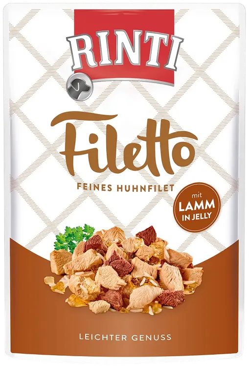 Rinti Filetto kana & lammas hyytelössä 100g