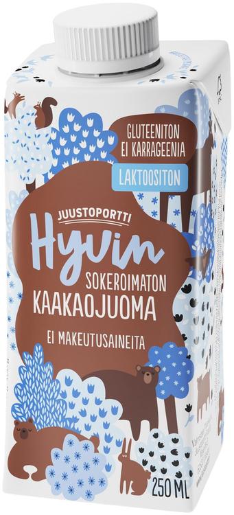 Juustoportti Hyvin kaakaojuoma 250 ml laktoositon, gluteeniton