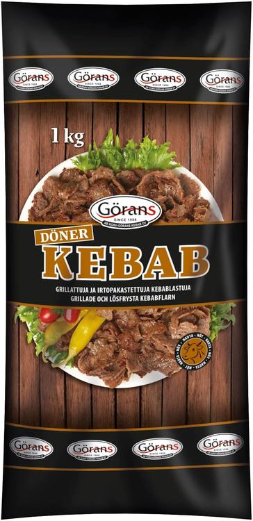 Görans Döner kebablastut 1 kg grillatut ja irtopakastetut