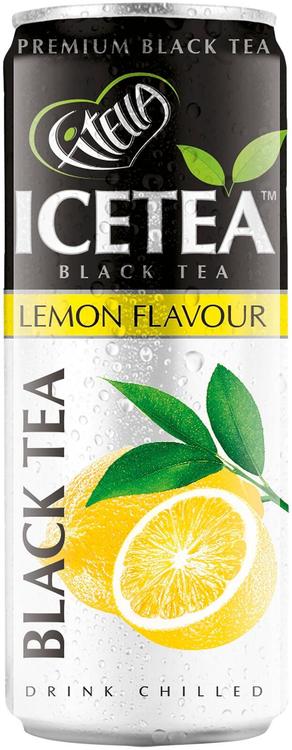 Fitella IceTea Black Tea Lemon Flavour 250ml sitruunanmakuinen jäätee